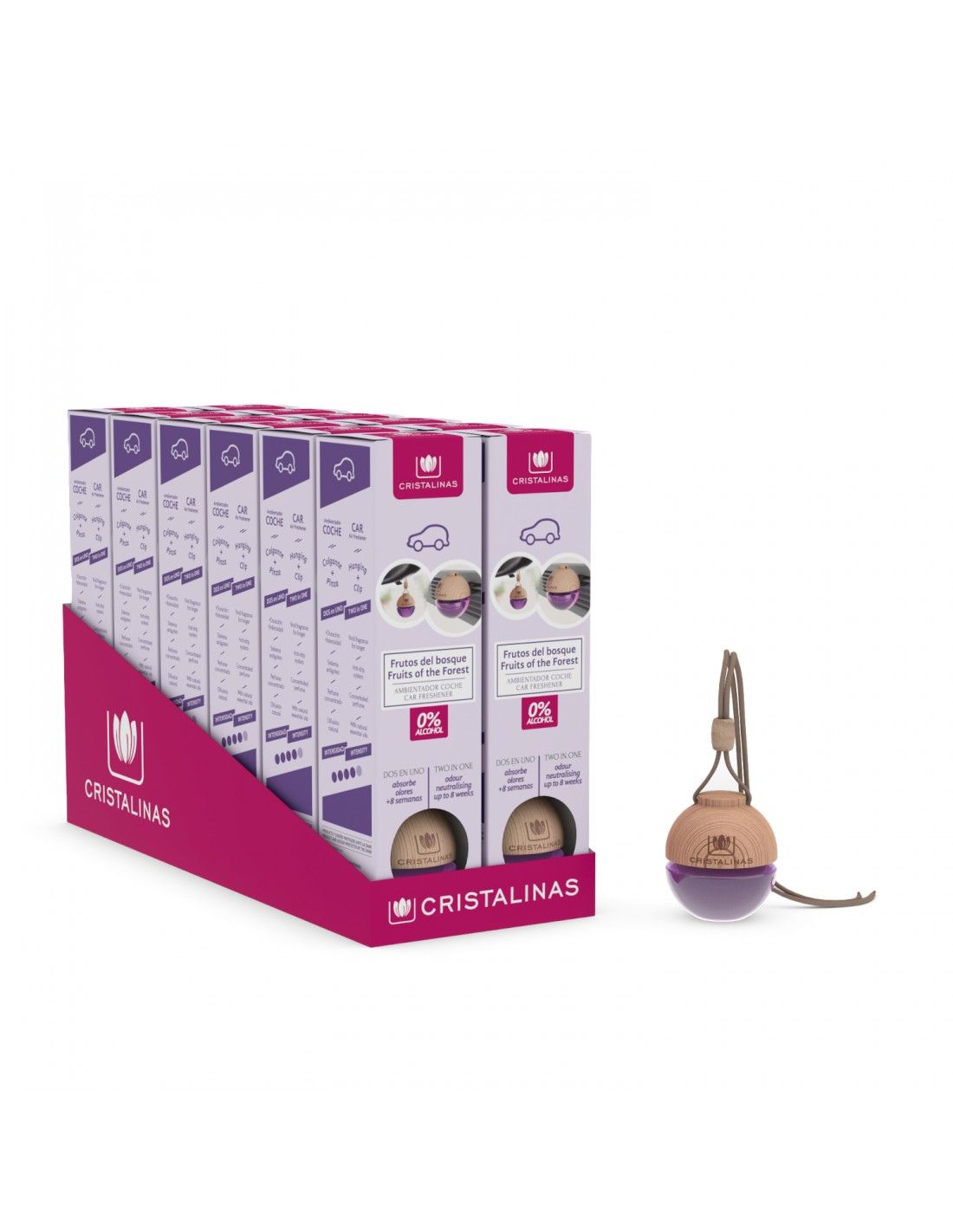 Cristalinas Caja 12 Ambientador Coche
