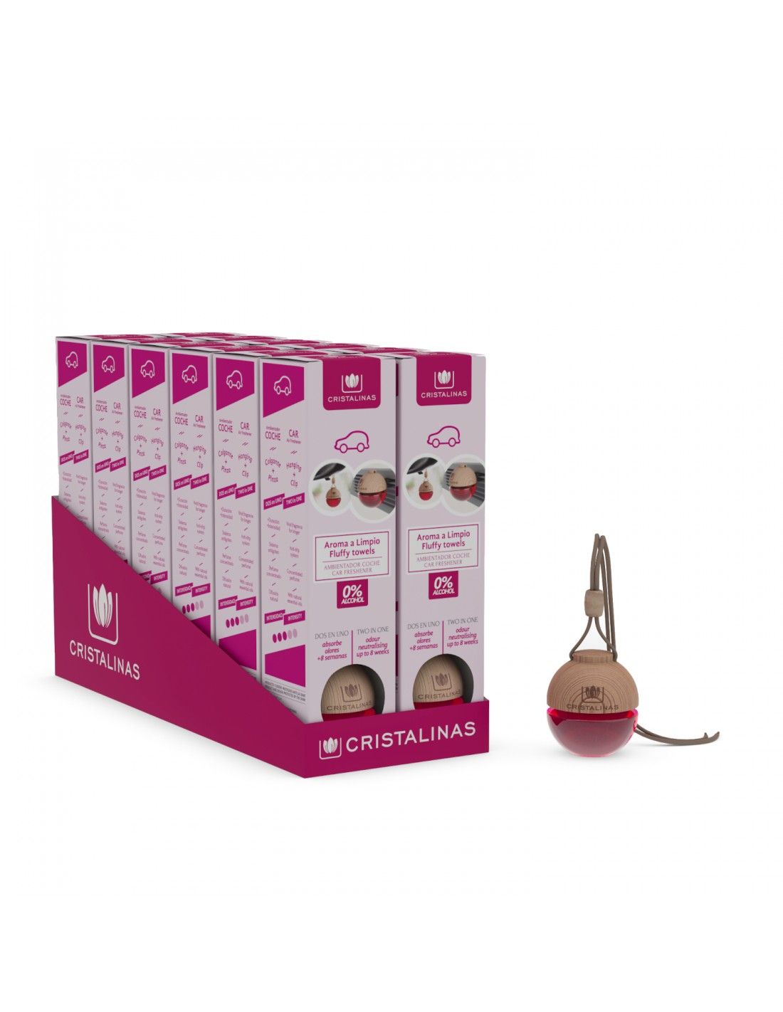 Cristalinas Caja 12 Ambientador Coche