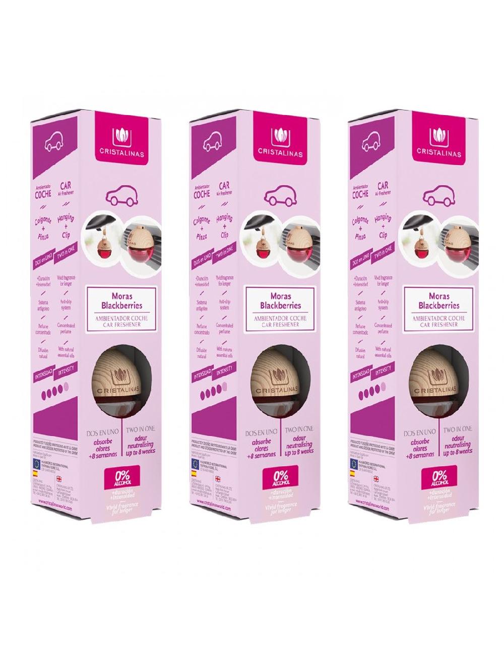 Cristalinas Pack 3 Ambientador coche