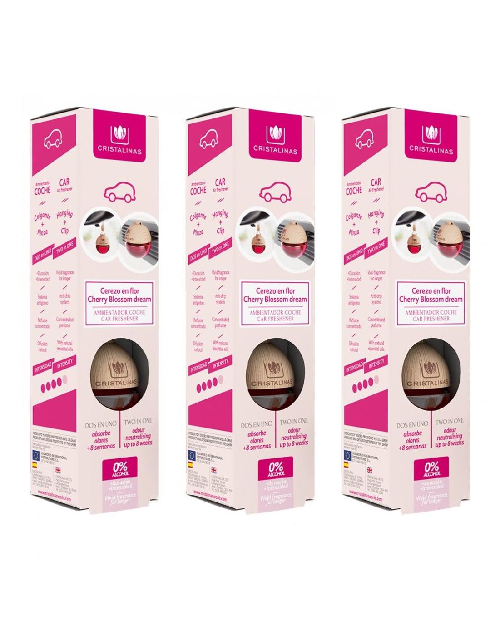 Cristalinas Pack 3 Ambientador coche