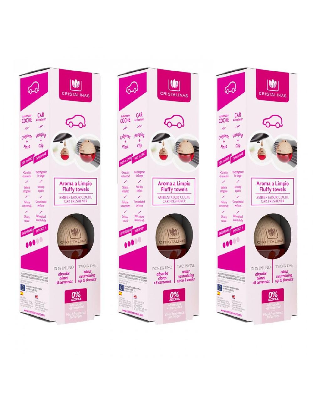 Cristalinas Pack 3 Ambientador coche