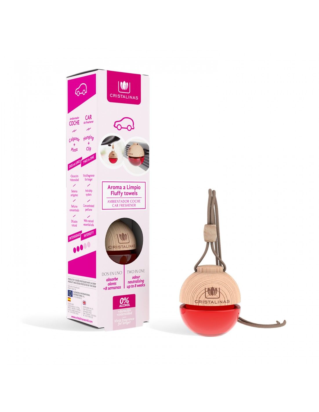 Cristalinas Pack 4 Ambientador Coche