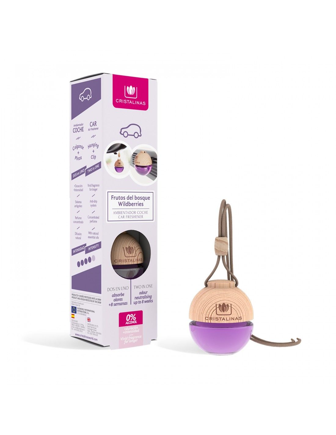 Cristalinas Pack 4 Ambientador Coche
