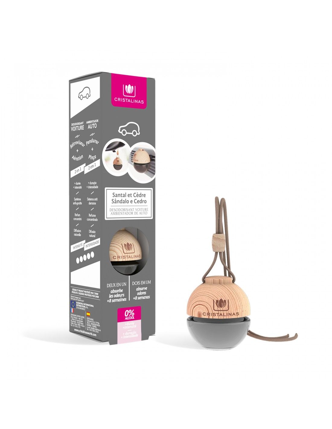 Cristalinas Pack 4 Ambientador Coche