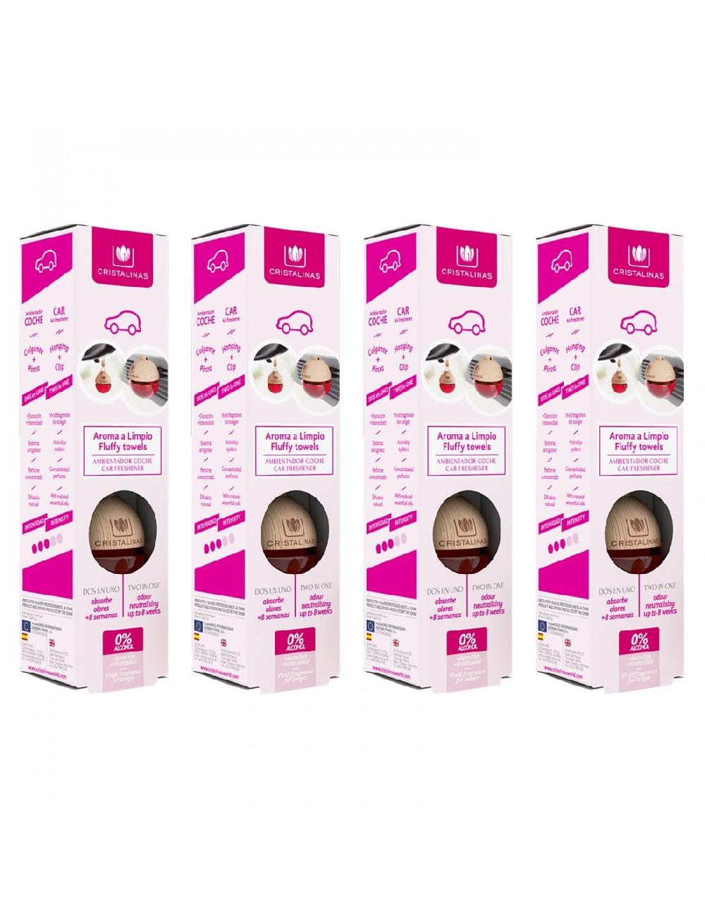 Cristalinas Pack 4 Ambientador coche