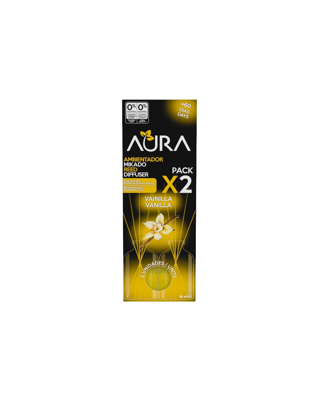 Cristalinas Recambio Mikado 2x30ml Aura