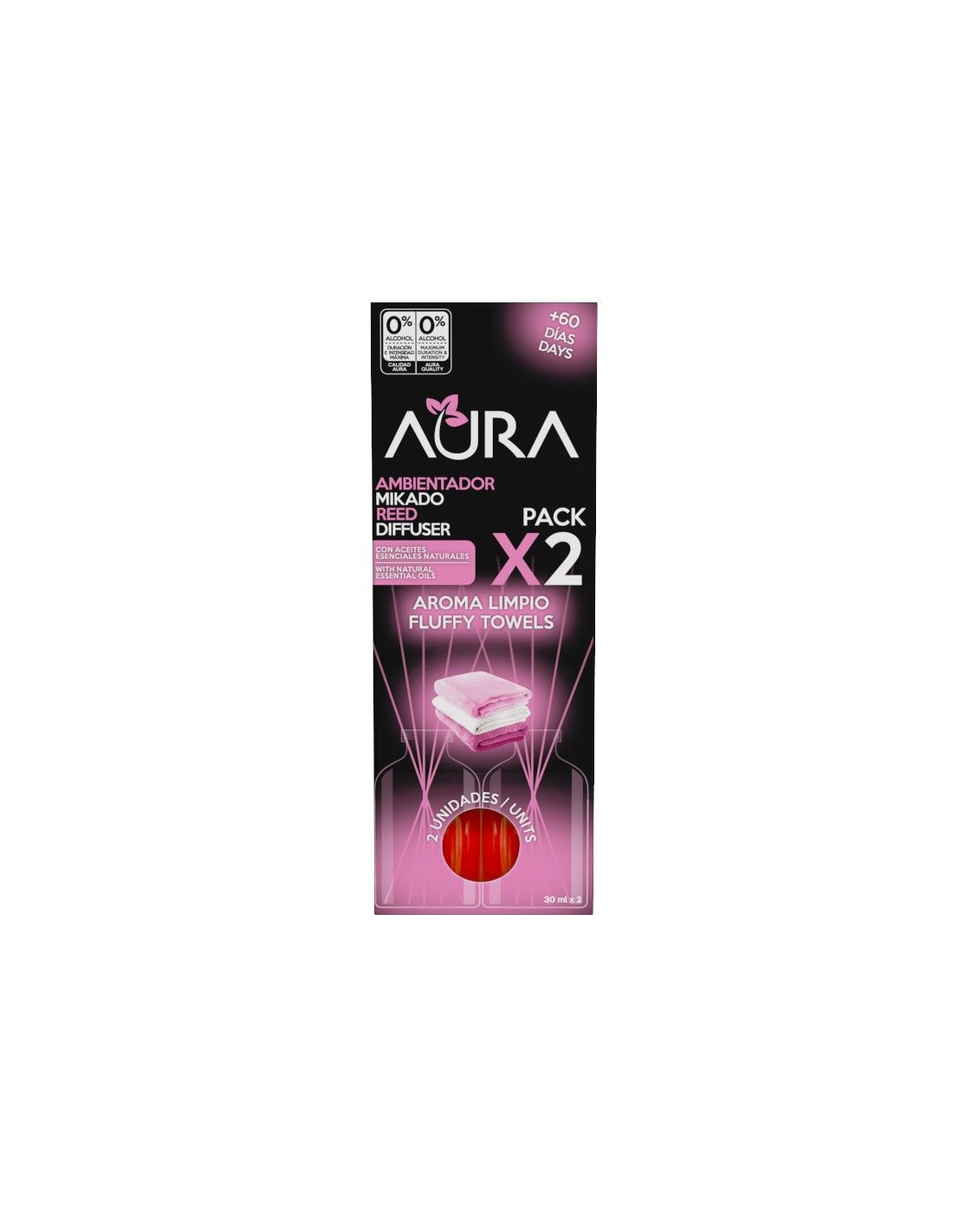Cristalinas Recambio Mikado 2x30ml Aura