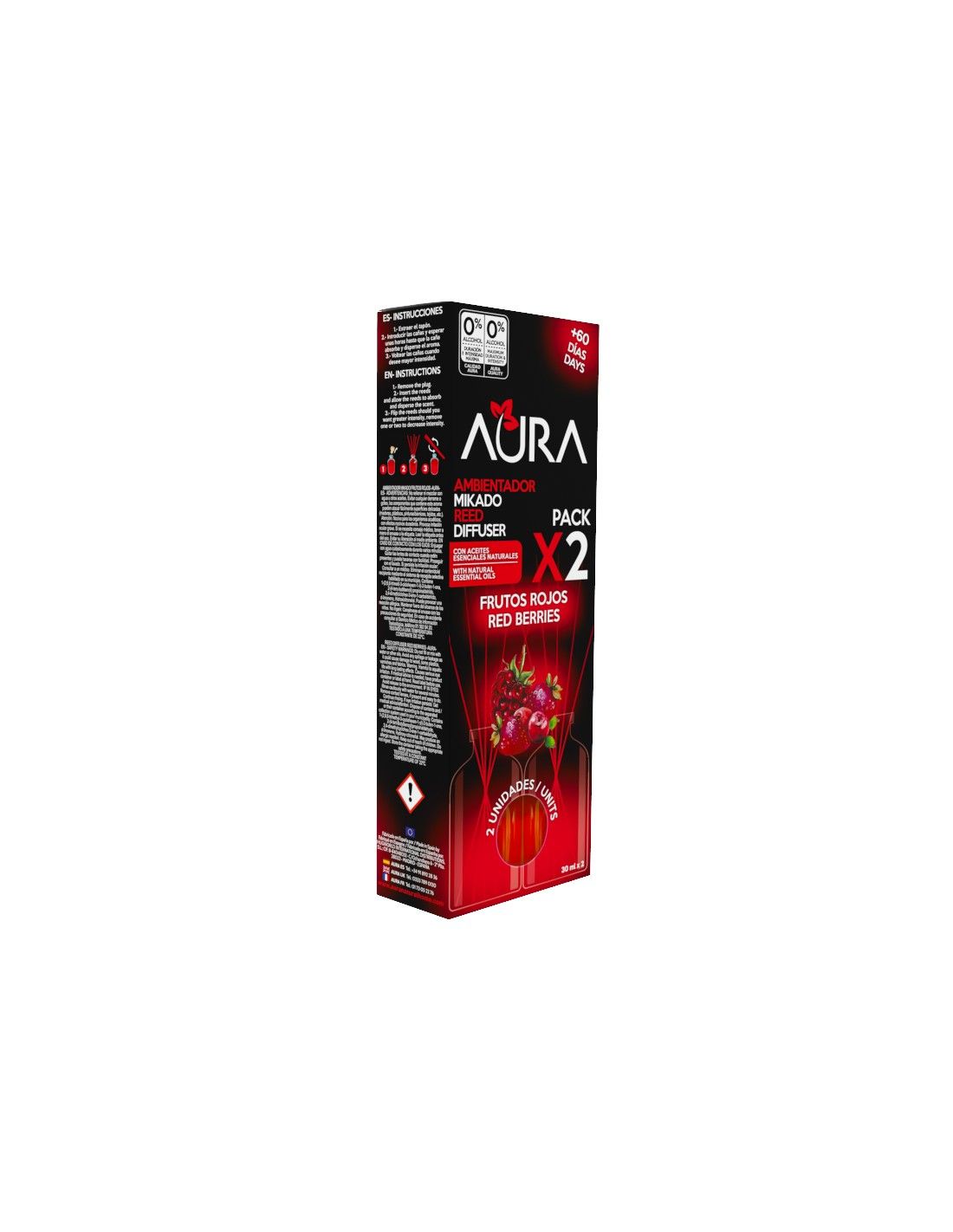 Cristalinas Recambio Mikado 2x30ml Aura