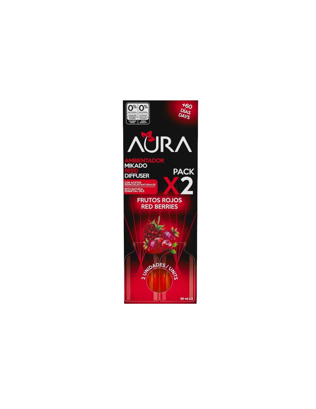 Cristalinas Recambio Mikado 2x30ml Aura