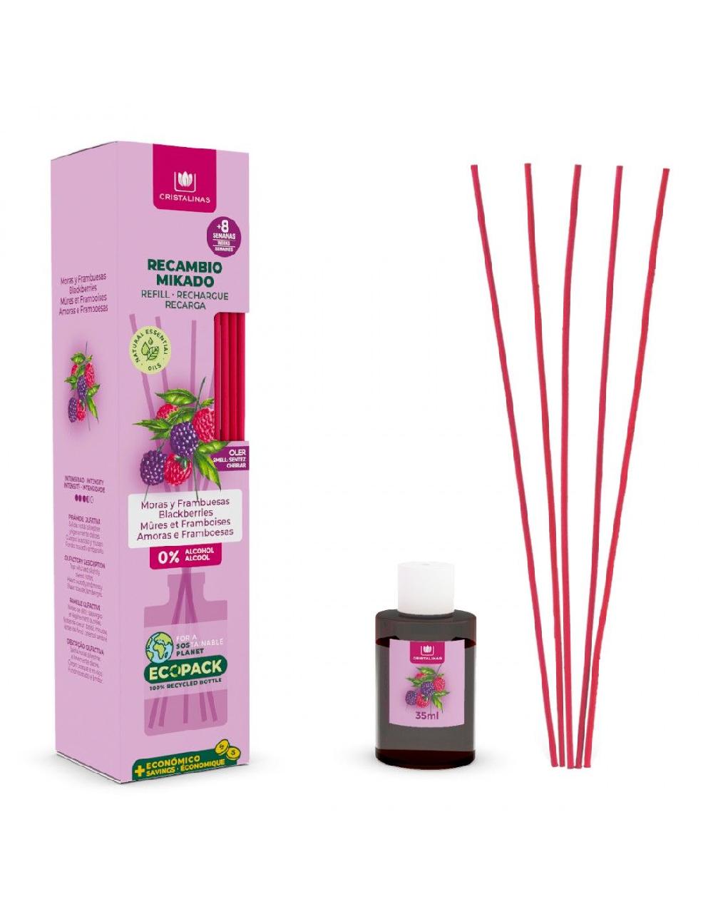 Cristalinas Recambio Mikado Esencia 35ML + Cañas