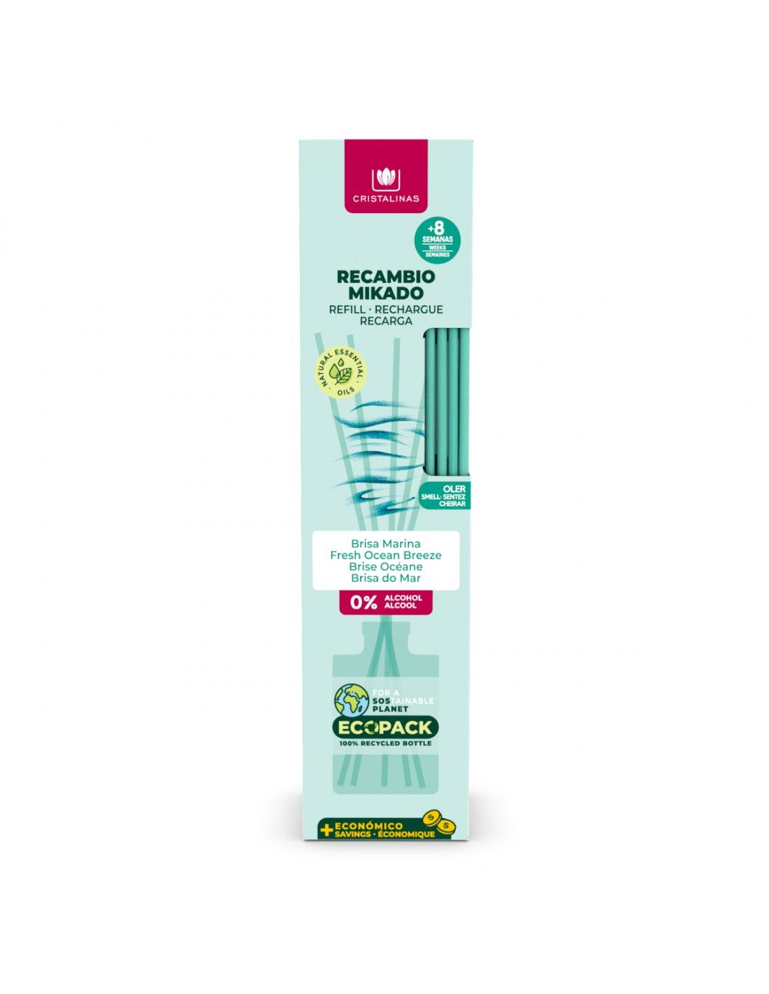 Cristalinas Recambio Mikado Esencia 35ML + Cañas
