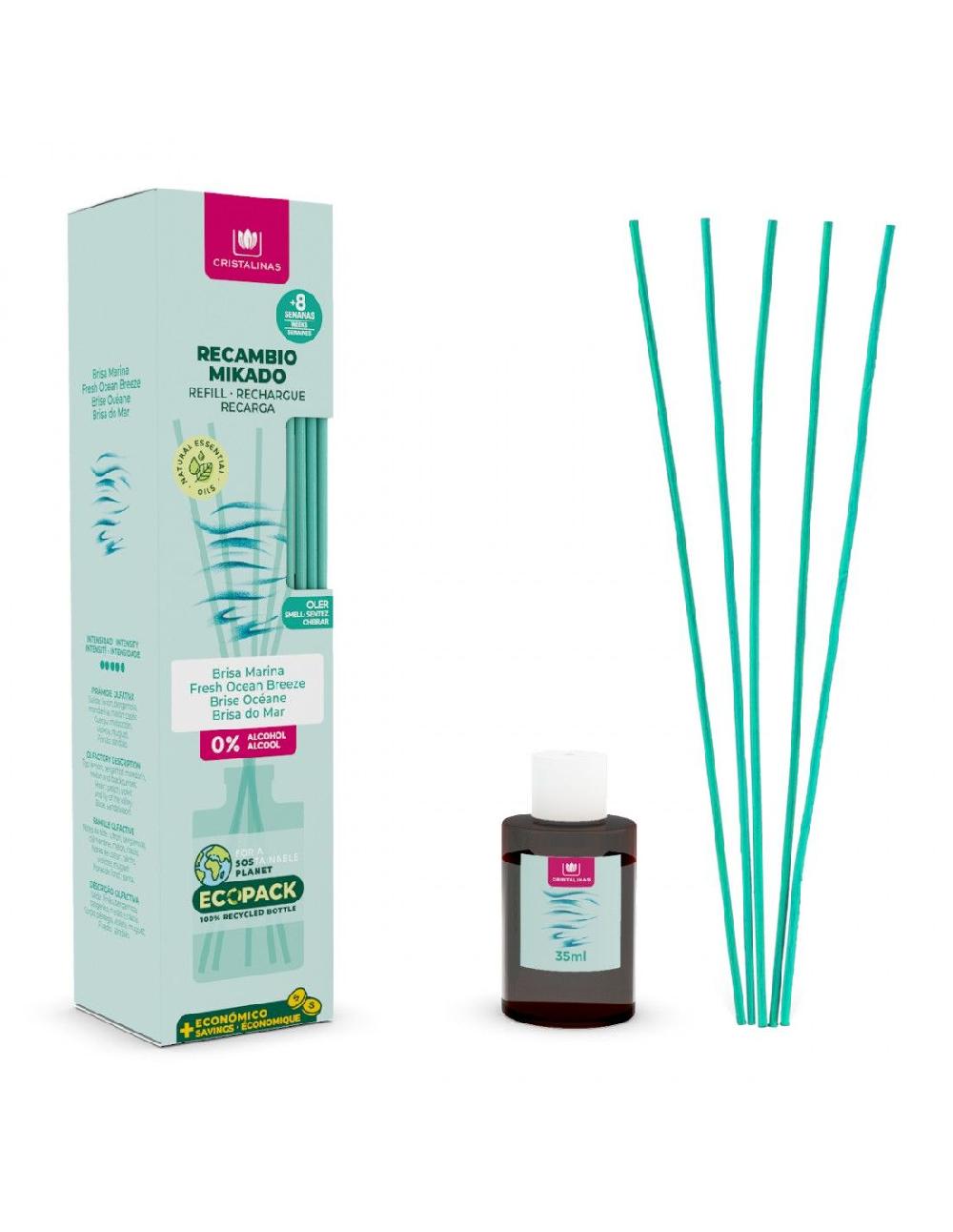 Cristalinas Recambio Mikado Esencia 35ML + Cañas