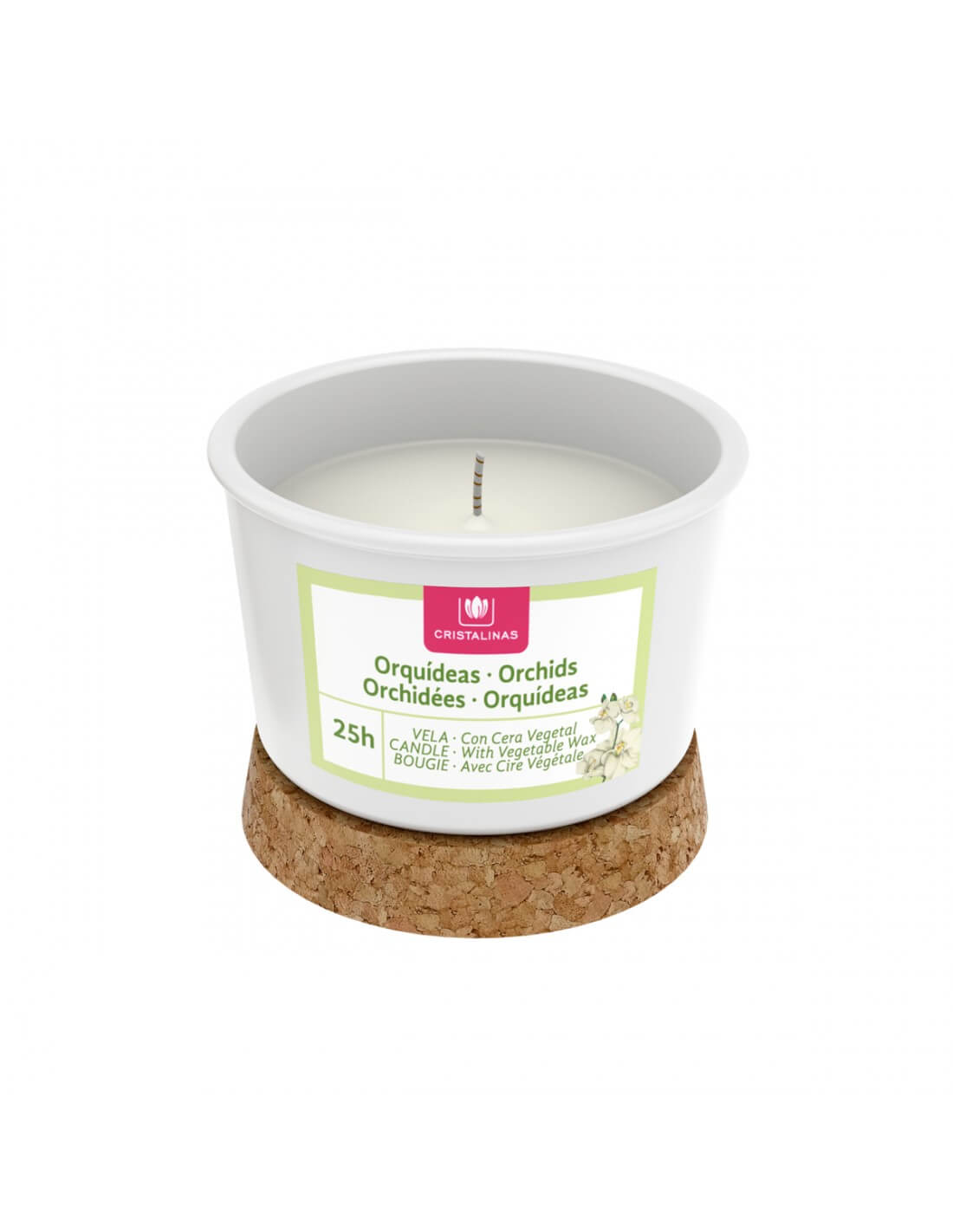 Cristalinas Vela Clásica Gelato 25h