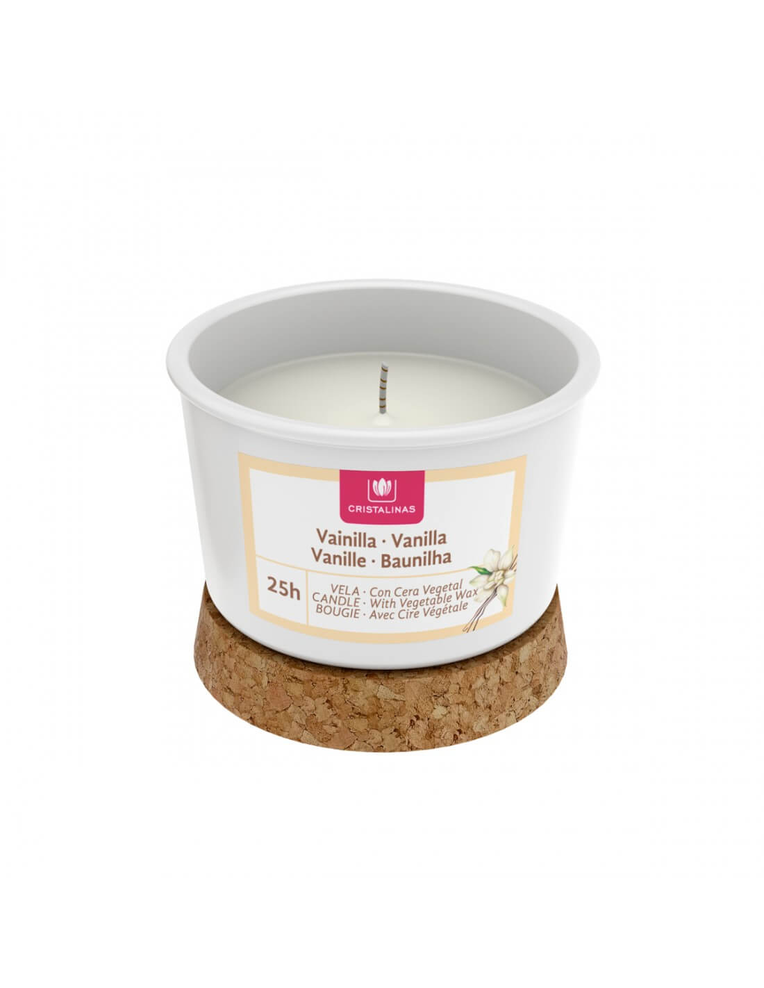 Cristalinas Vela Clásica Gelato 25h