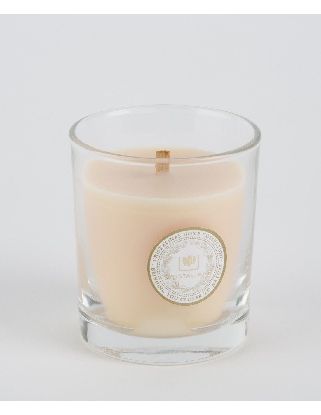 Cristalinas Vela Mecha de Madera Azahar