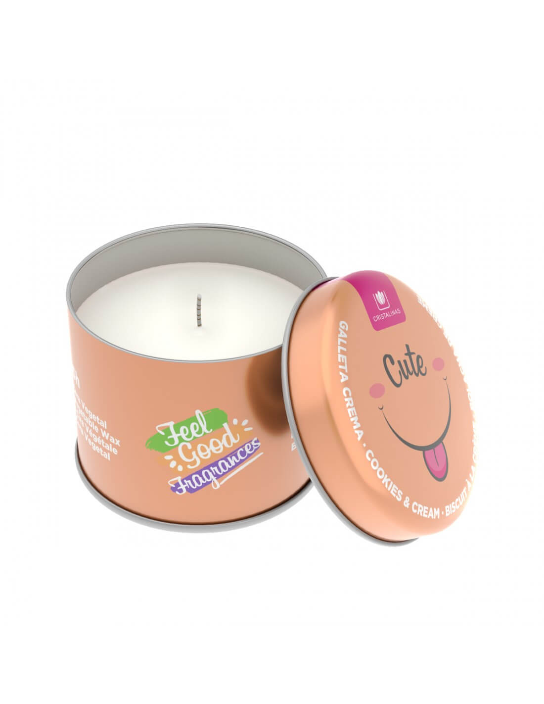 Cristalinas Velas Feel Good Fragrances 35h