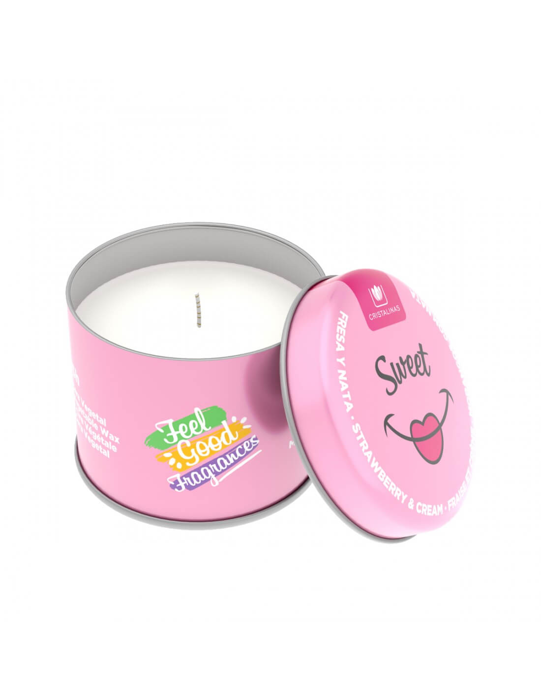 Cristalinas Velas Feel Good Fragrances 35h