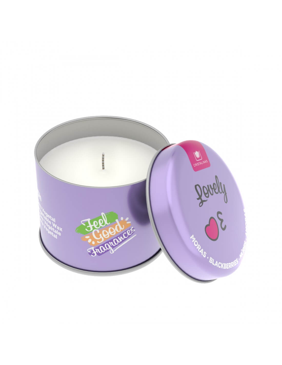 Cristalinas Velas Feel Good Fragrances 35h