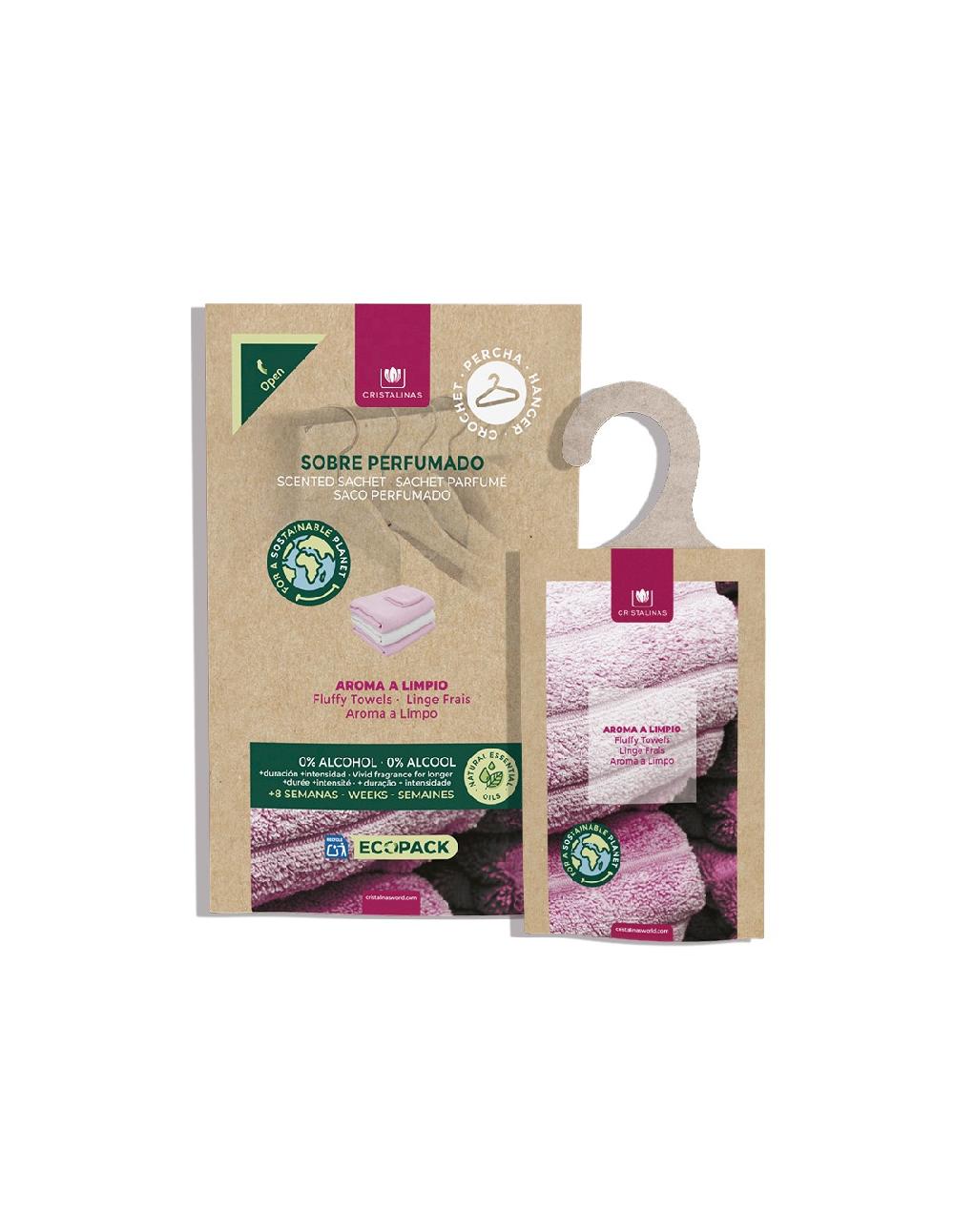 Cristalinas Pack 3 Ambientador De Armario Ecopack Cristalinas Aroma A Limpio