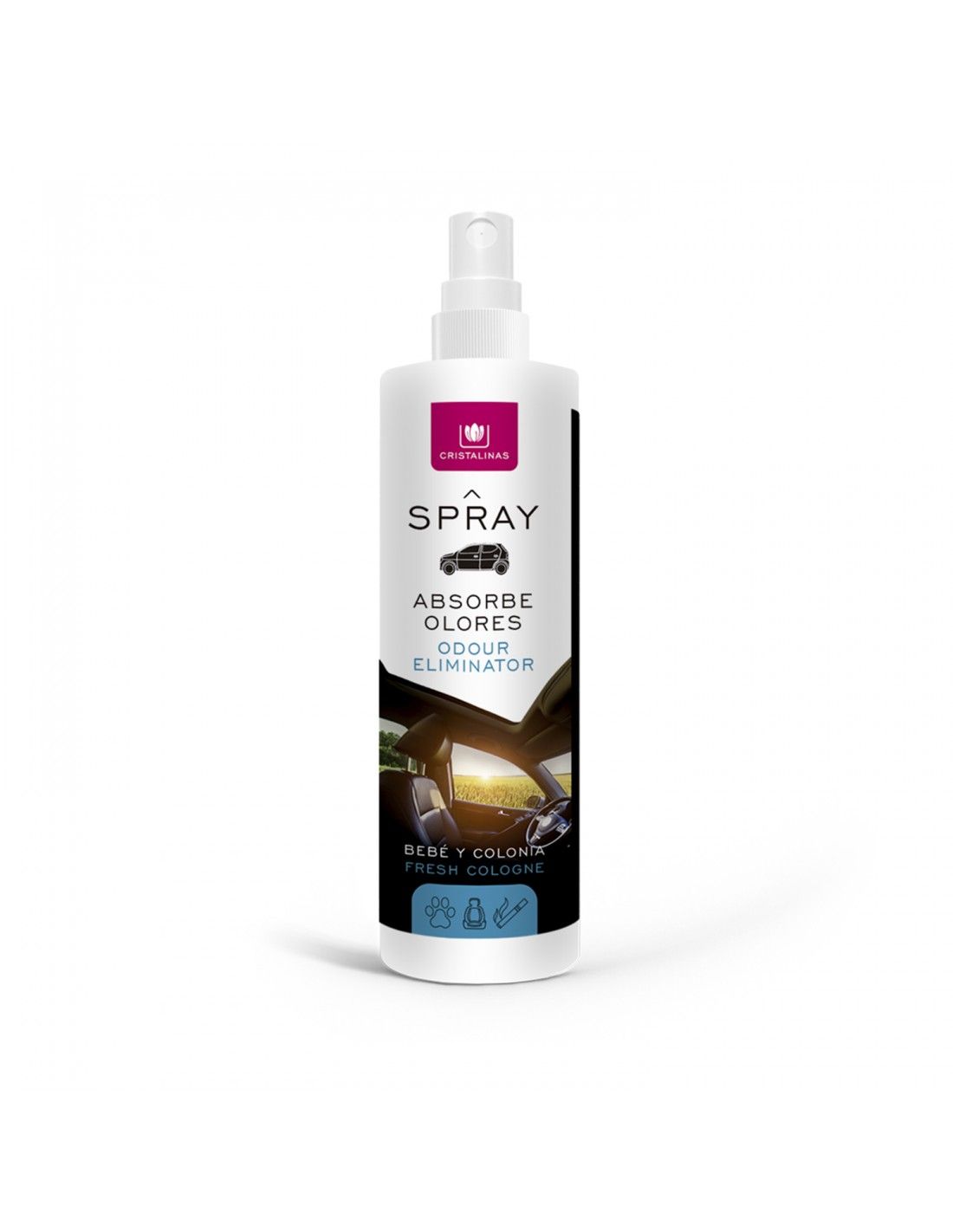 Cristalinas Pack Ambientador Coche + Spray 100ml Bebé Y Colonia