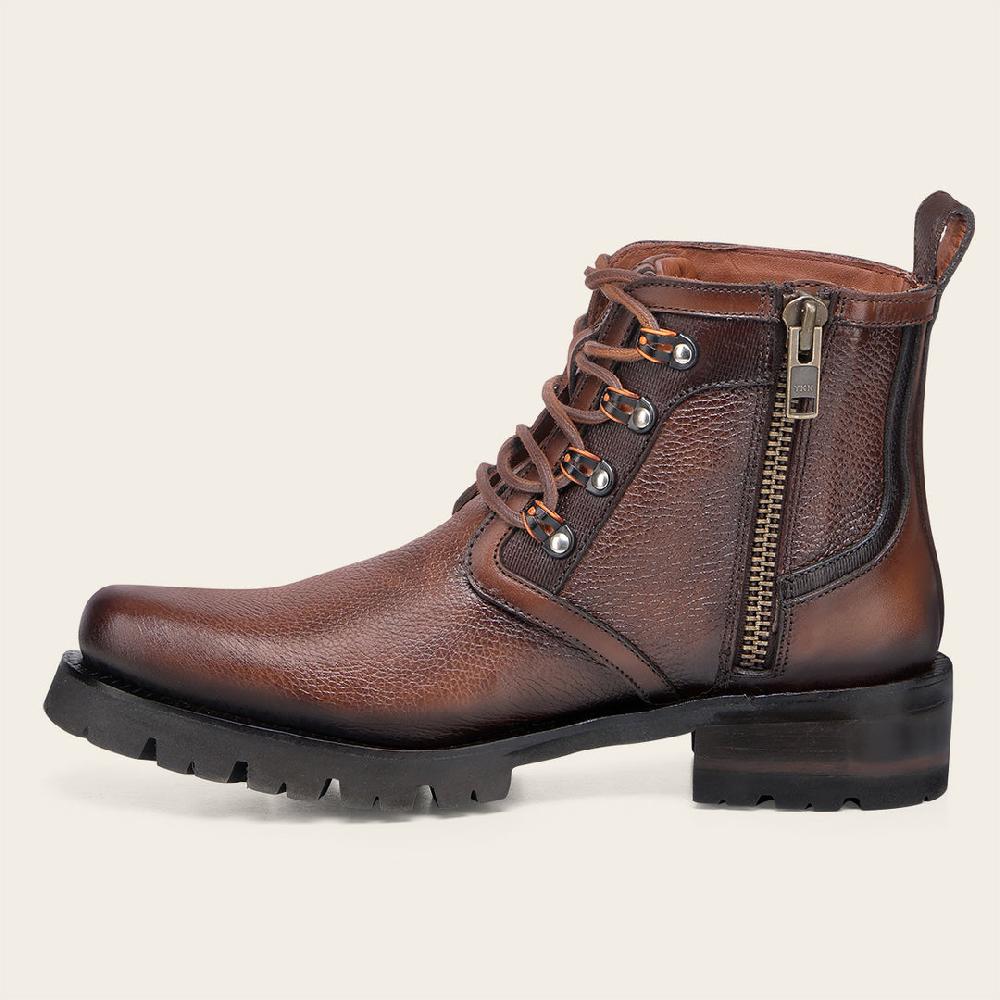 Cuadra Botín Urbano En Piel Genuina De Venado Para Caballero