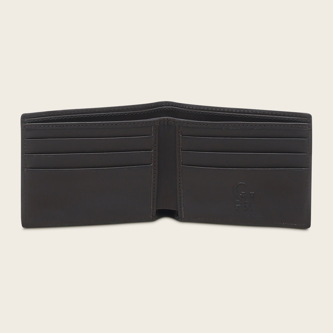 Cuadra Cartera En Piel Genuina De Carunga Para Caballero