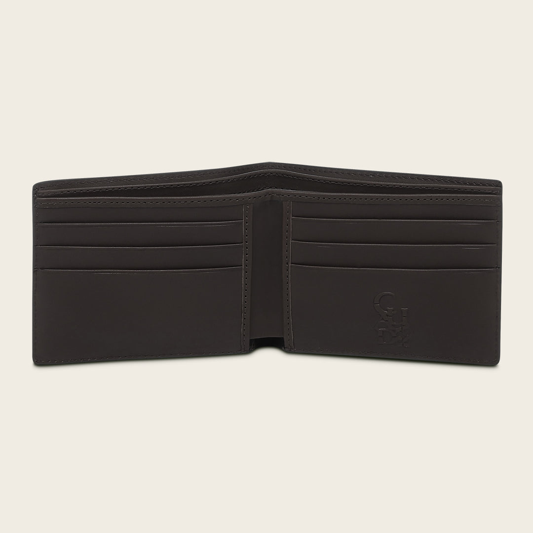 Cuadra Cartera Para Caballero En Piel Genuina De Venado