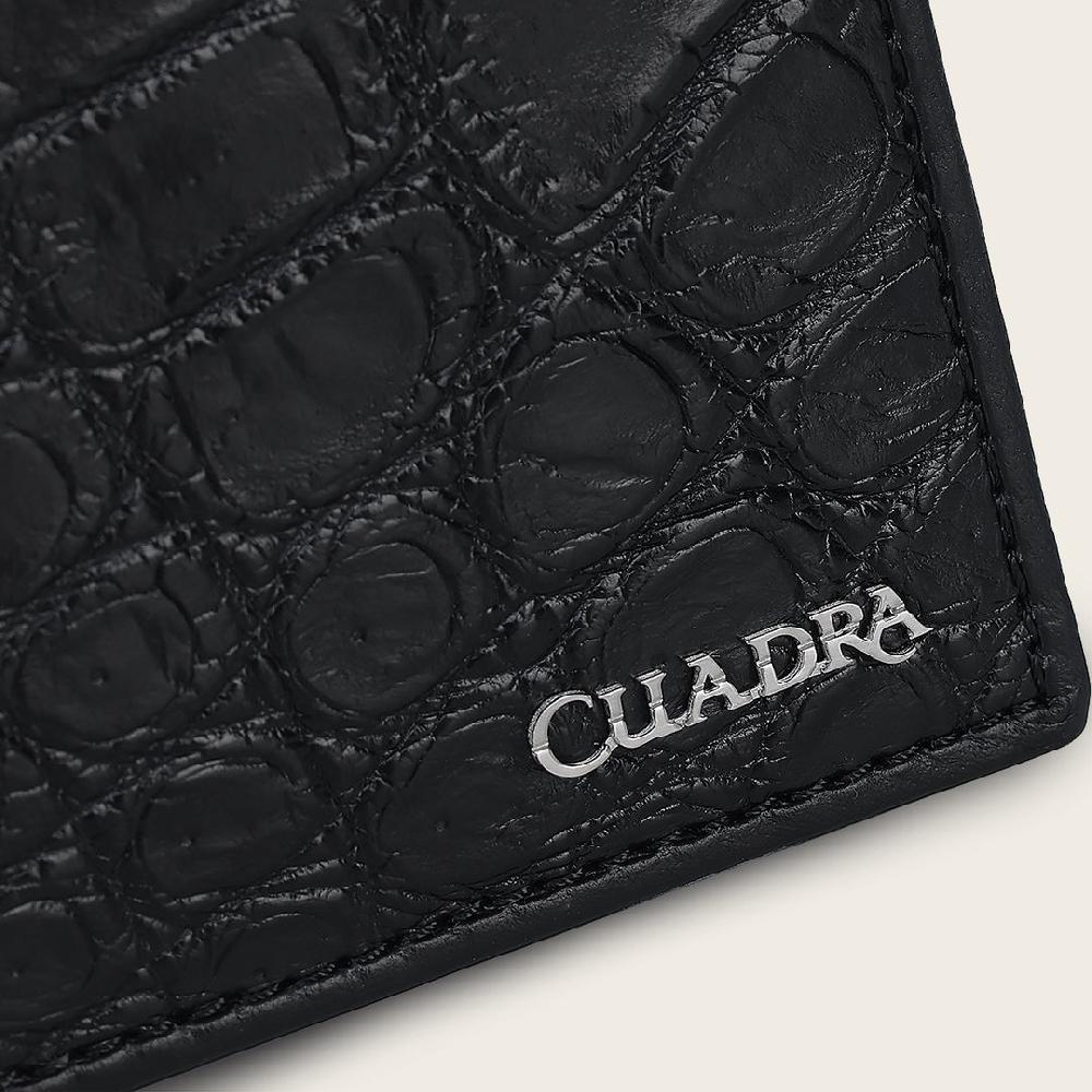 Cuadra Billetera En Piel Genuina De Alligator