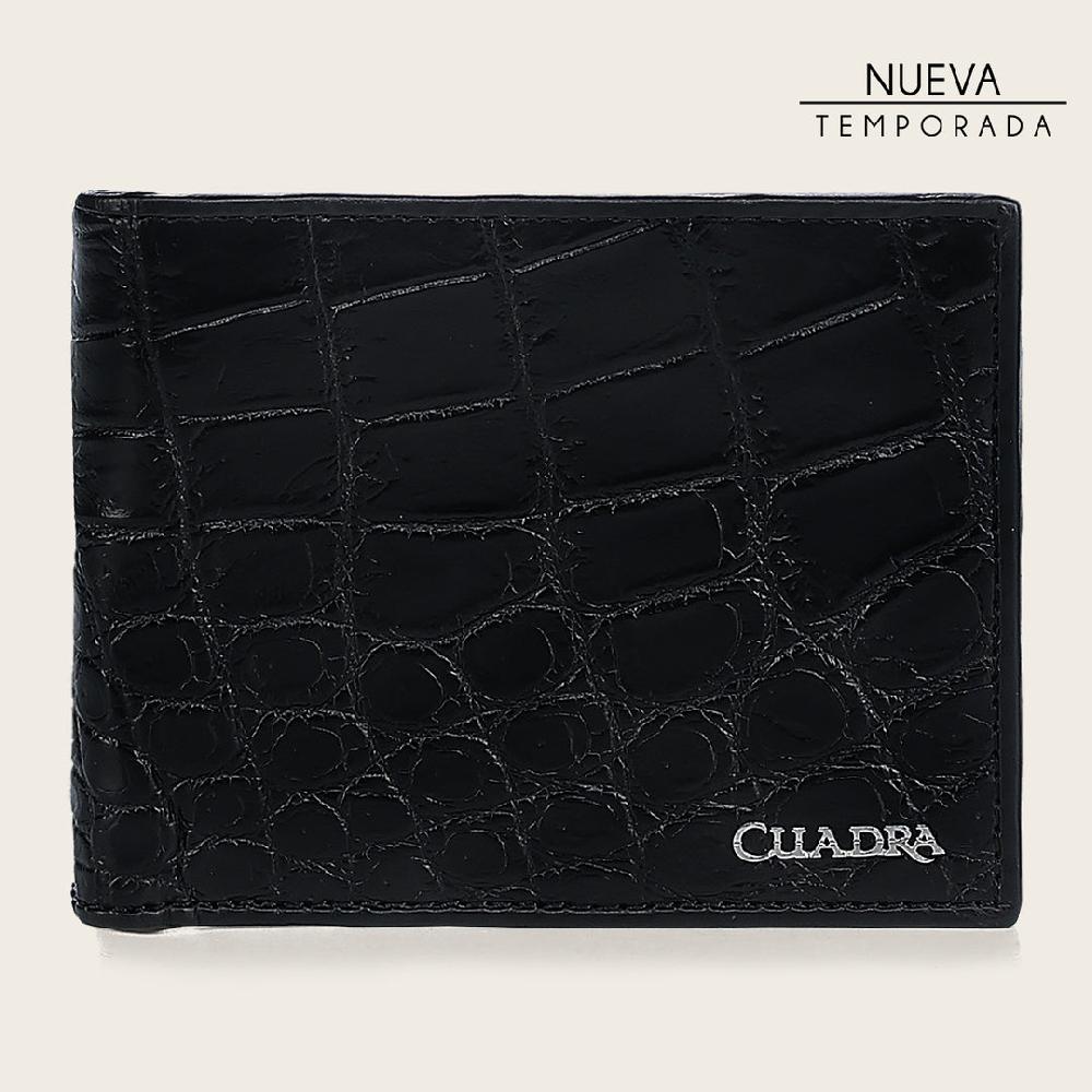 Cuadra Billetera en Piel Genuina de Alligator
