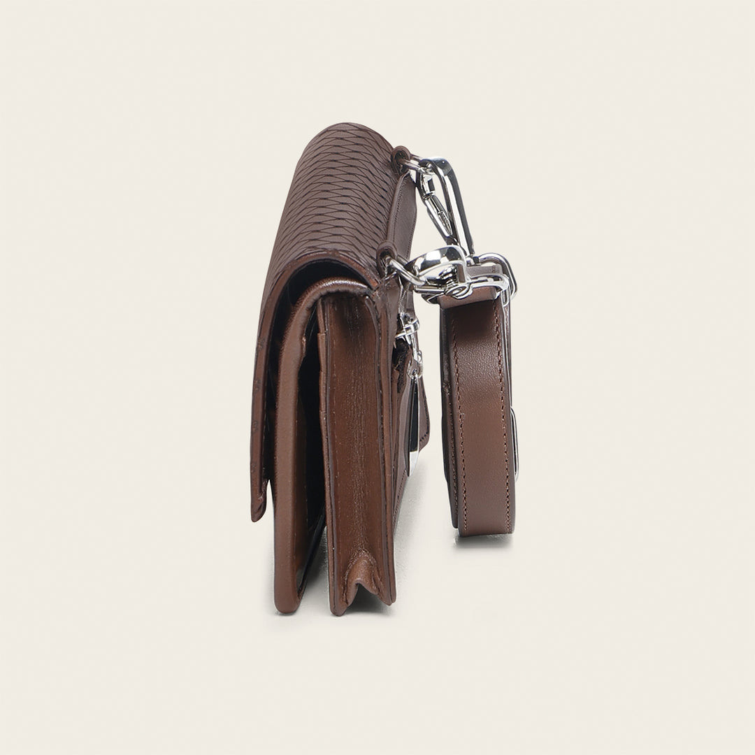 Cuadra Billetera En Piel Genuina Para Dama