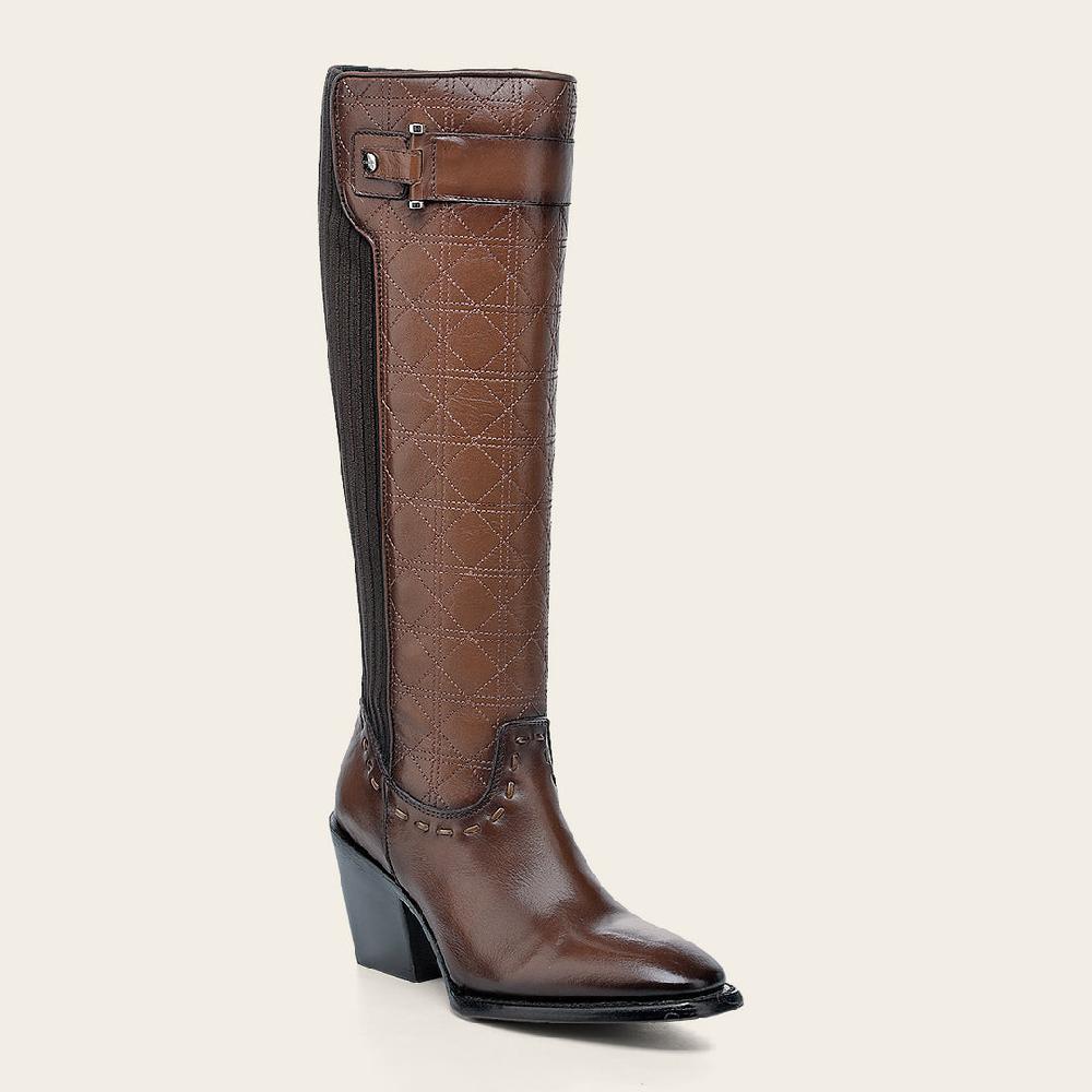 Cuadra Bota casual en piel genuina para dama