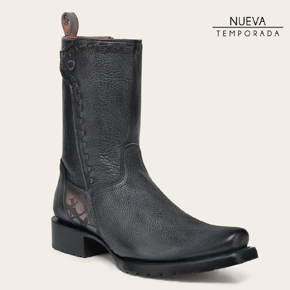 Cuadra Bota urbana en piel genuina para caballero