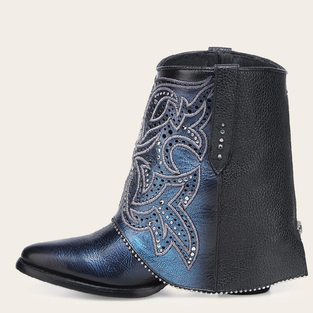 Cuadra Botín Casual En Piel Genuina Para Dama