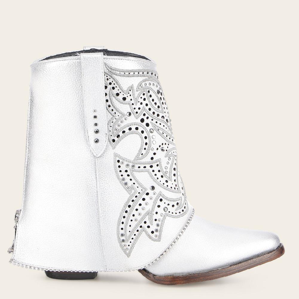 Cuadra Botín Casual En Piel Genuina Para Dama