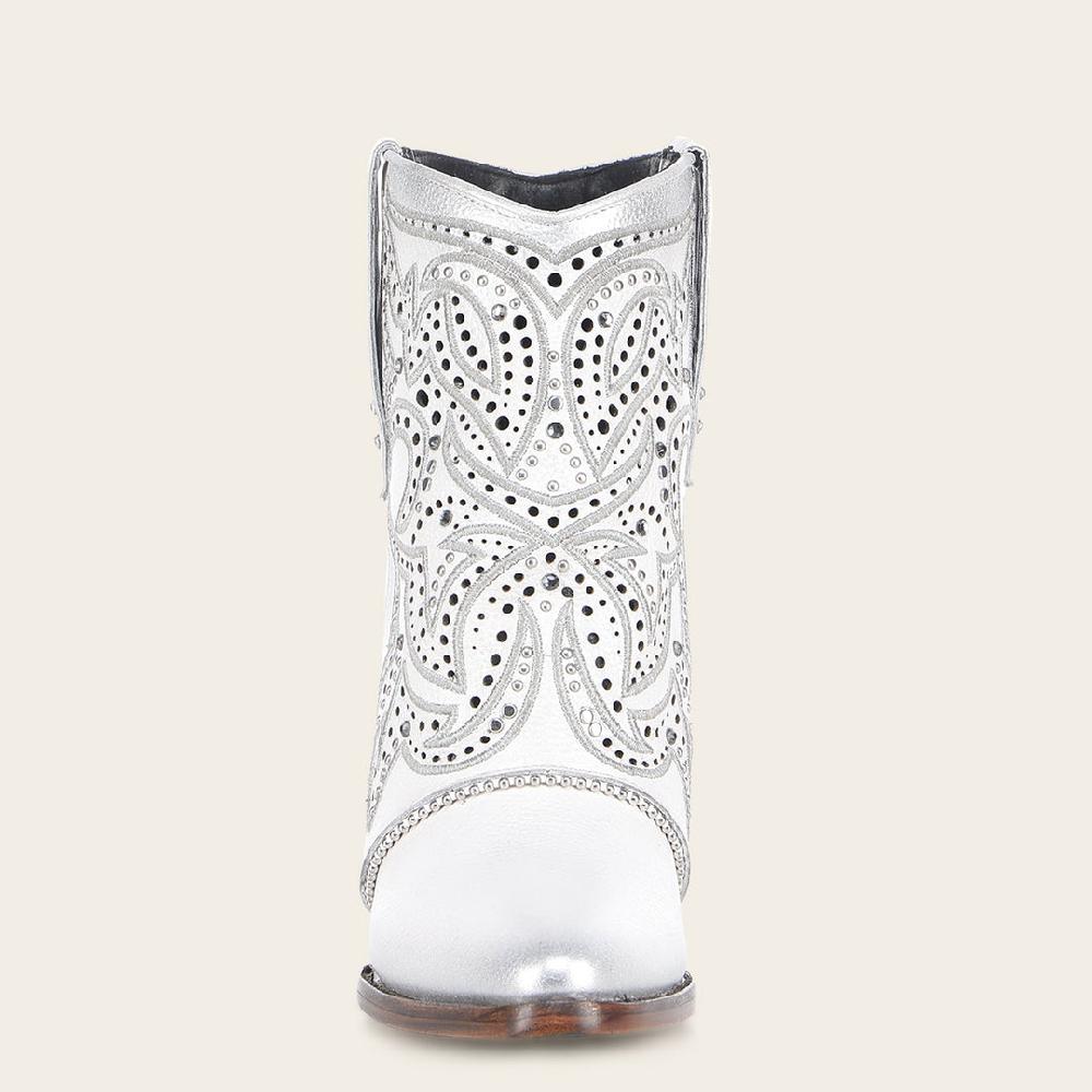 Cuadra Botín Casual En Piel Genuina Para Dama