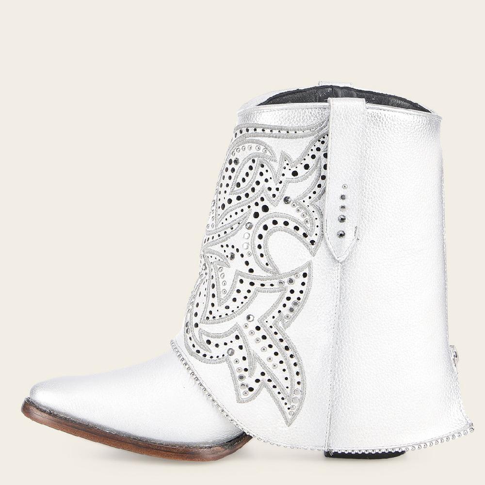 Cuadra Botín Casual En Piel Genuina Para Dama