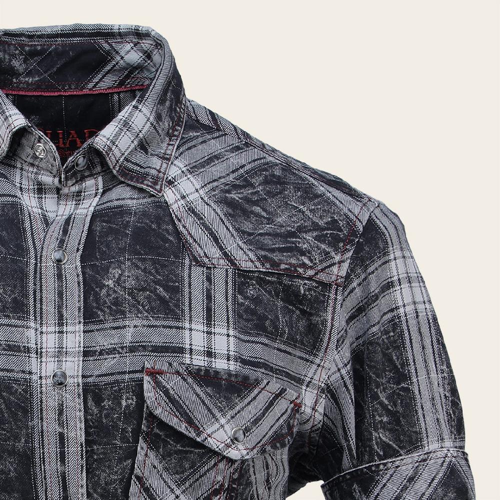 Cuadra Camisa Cuadra Para Caballero