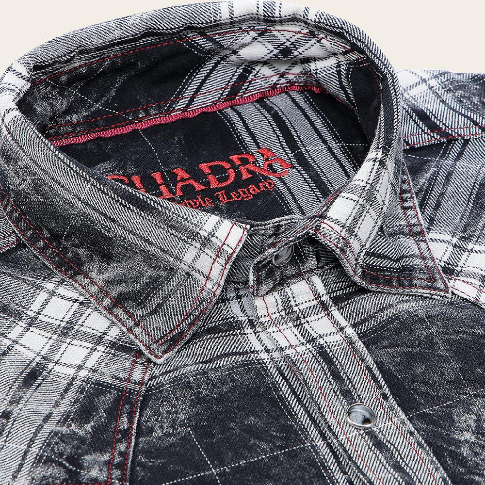 Cuadra Camisa Cuadra Para Caballero