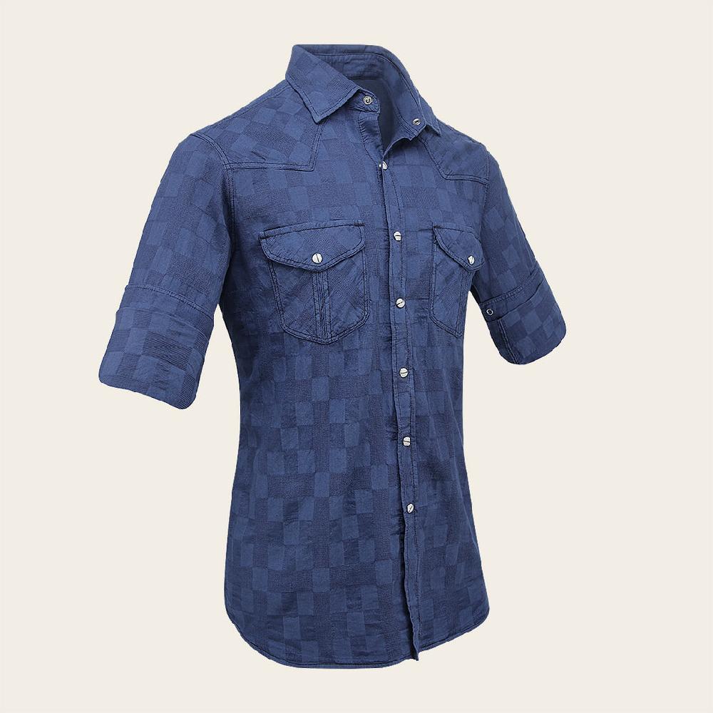 Cuadra Camisa Cuadra Para Caballero