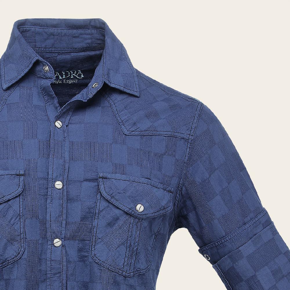 Cuadra Camisa Cuadra Para Caballero