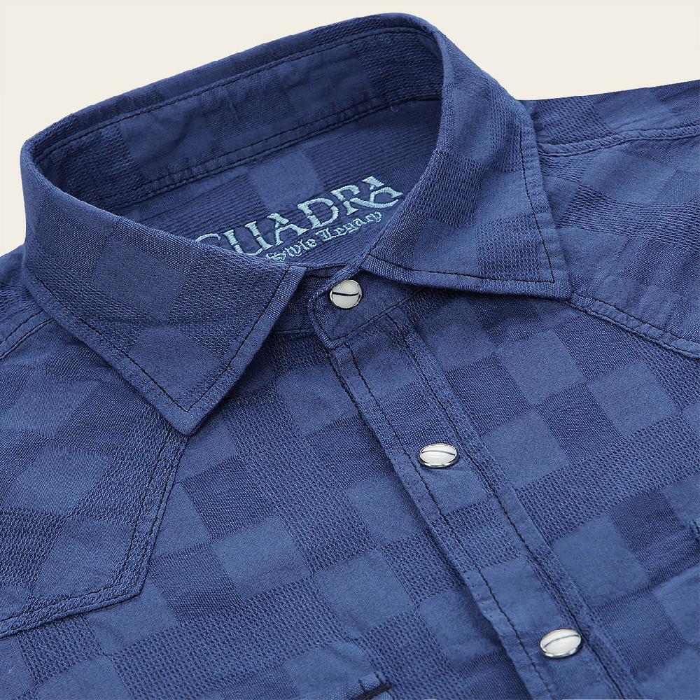 Cuadra Camisa Cuadra Para Caballero