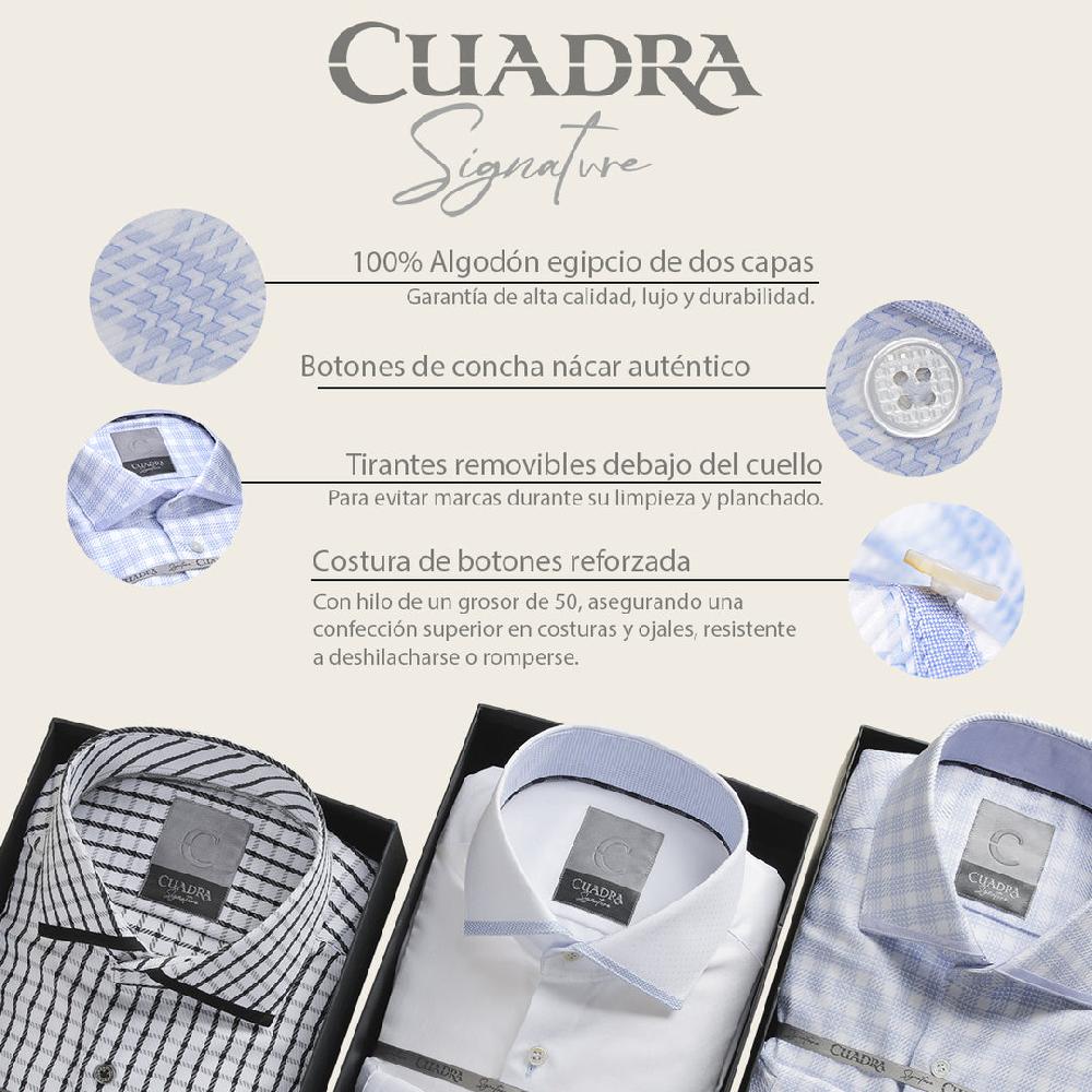 Cuadra Camisa Cuadra Signature Para Caballero