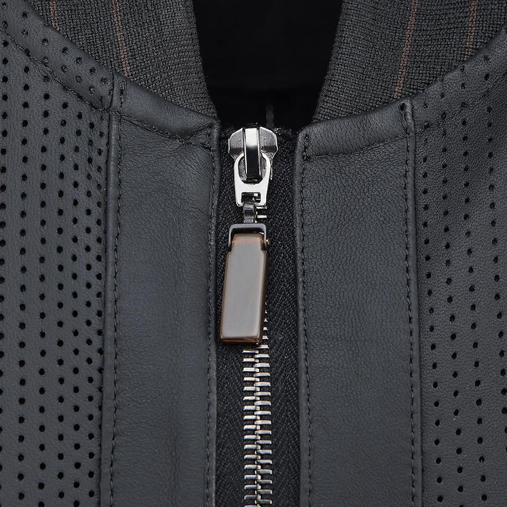 Cuadra Chamarra En Piel De Ovino Para Caballero