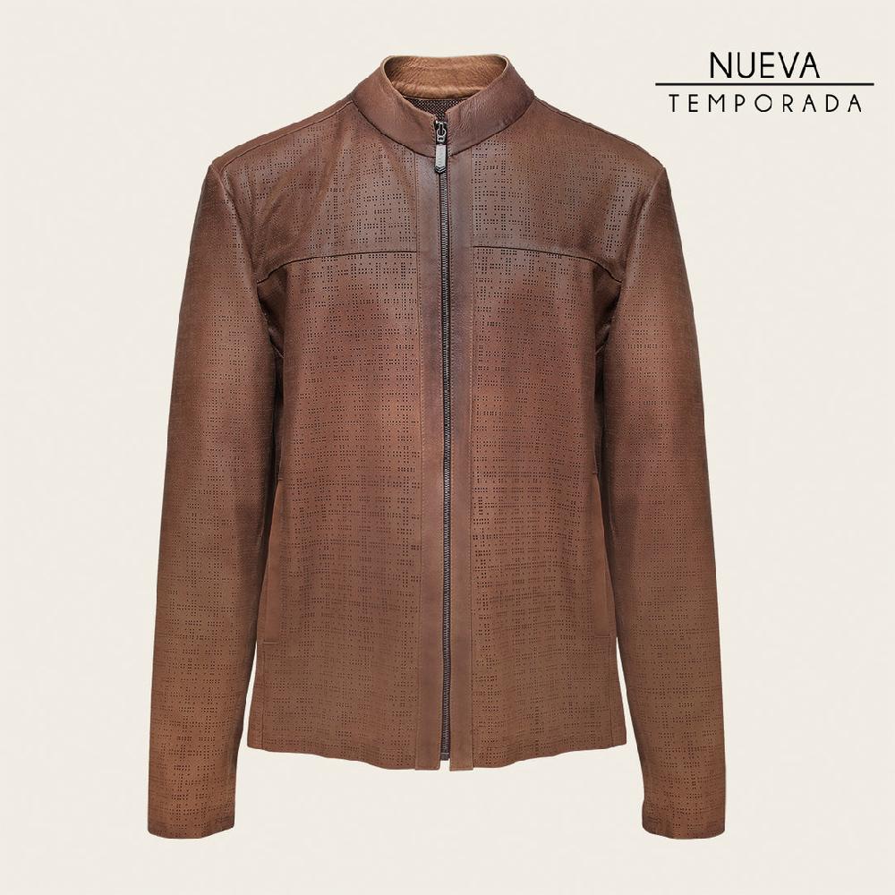 Cuadra Chamarra en piel de ovino para caballero