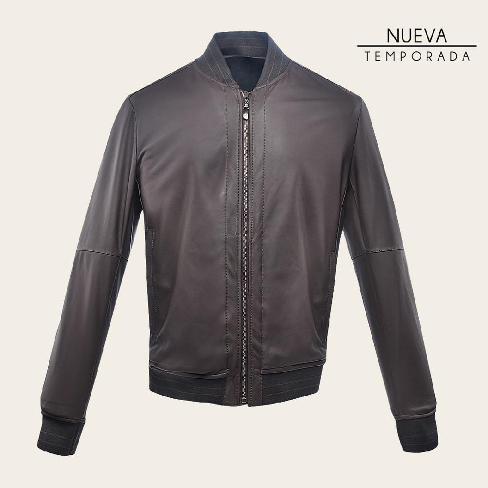 Cuadra Chamarra en piel genuina para caballero