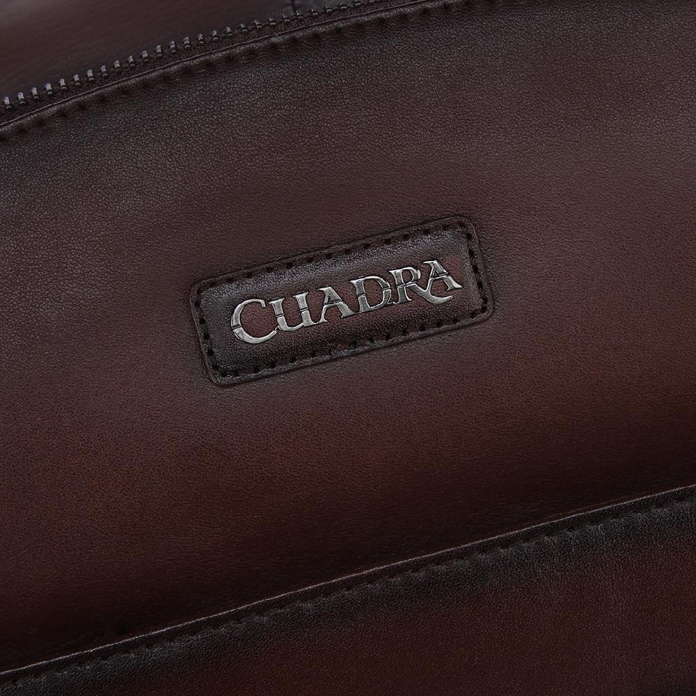 Cuadra Mochila En Piel Genuina Para Caballero