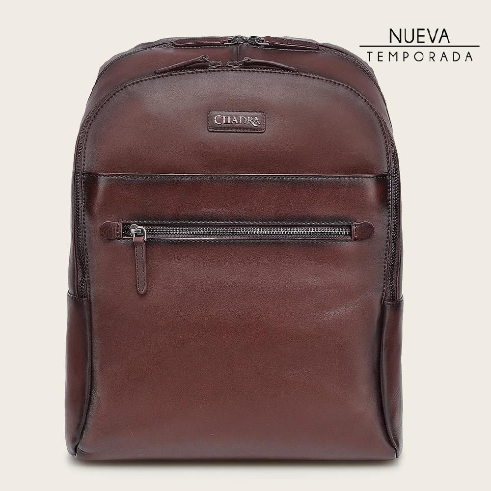 Cuadra Mochila en piel genuina para caballero