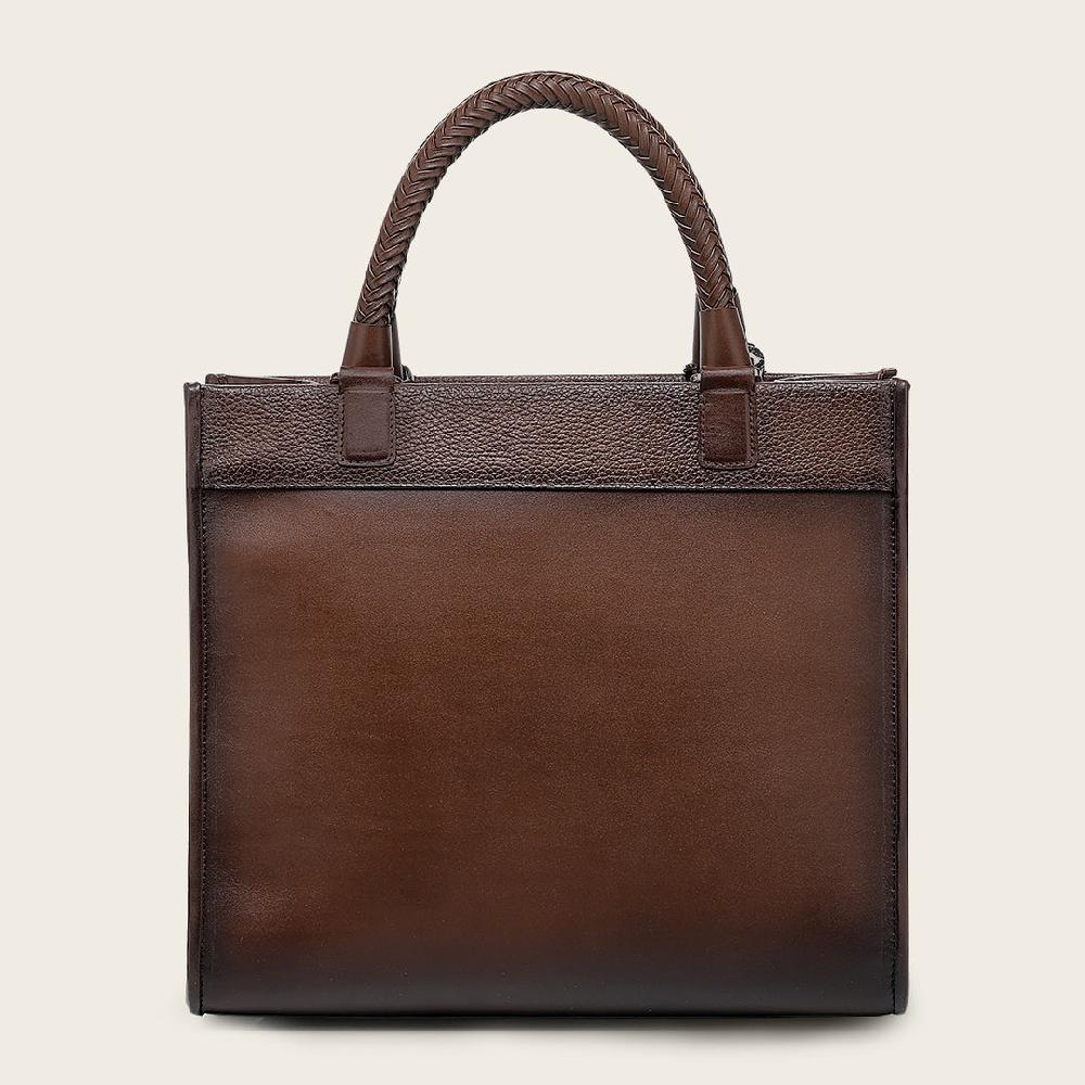 Cuadra Tote En Piel Genuina Para Dama