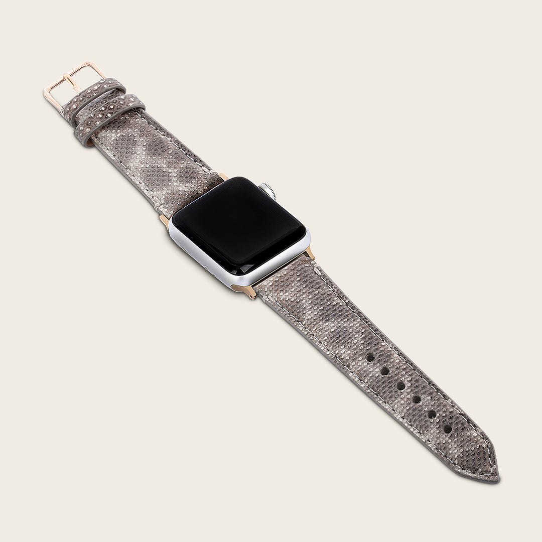 Cuadra Extensible Para Reloj En Piel Genuina De Carunga Para Dama