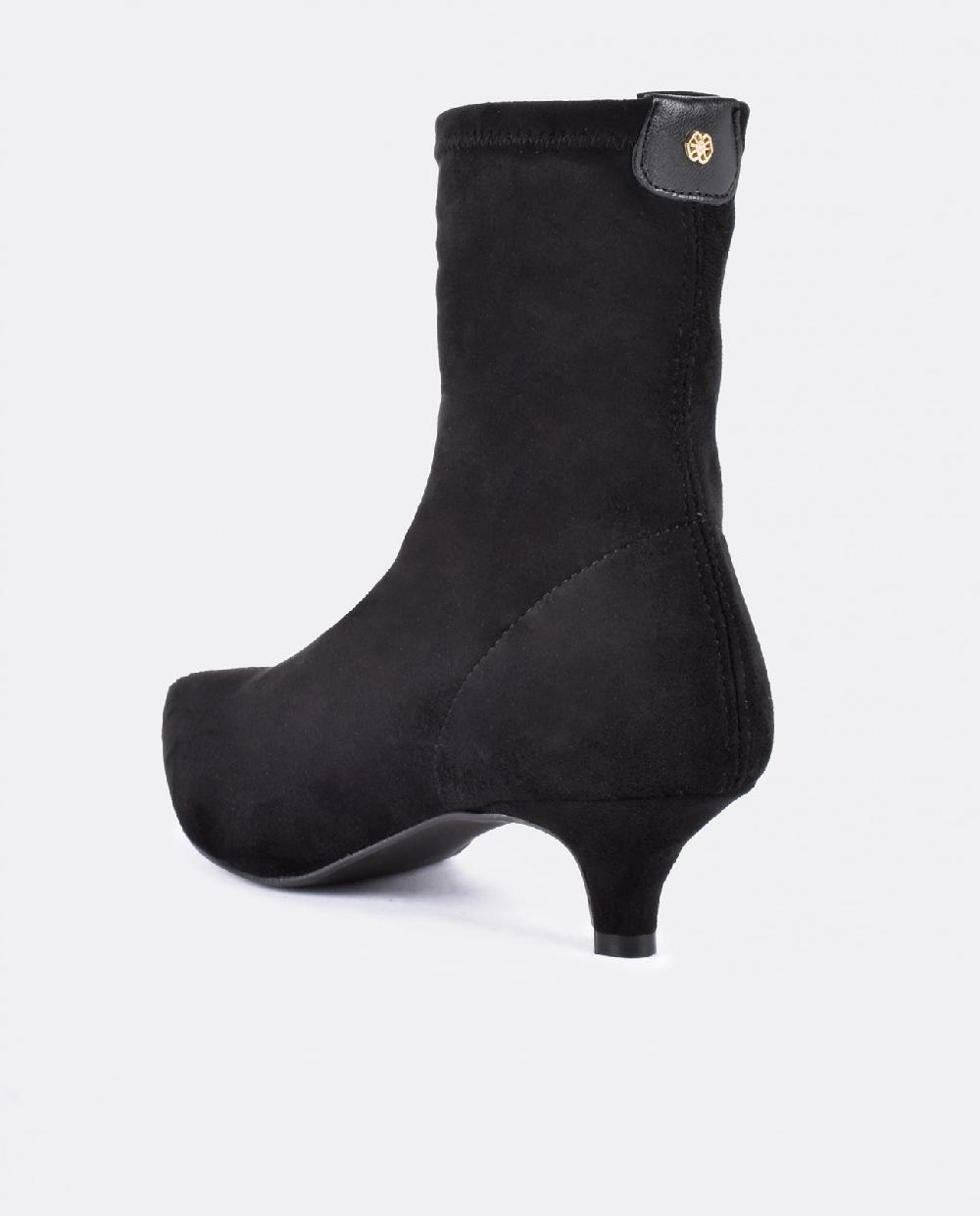 Cuplé BOTIN LICRA TACON BAJO ULTRASUEDE STRECH NEGRO